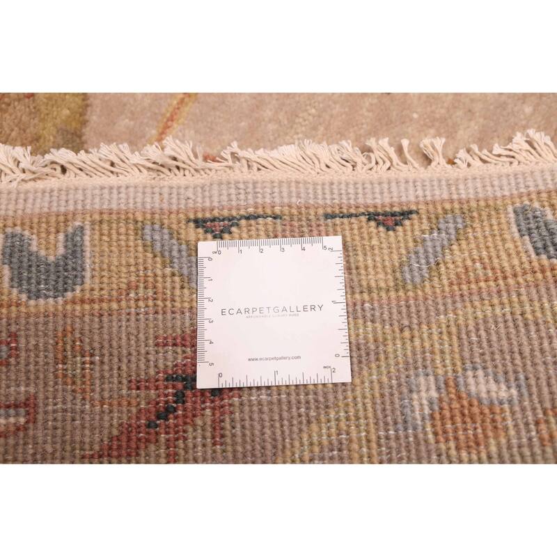 ECARPETGALLERY Hand-knotted Jules Serapi Ivory Wool Rug - 7'11 x 10'1