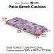 preview thumbnail 12 of 22, Vera Bradley by Classic Accessories Water-Resistant Patio Bench Cushion