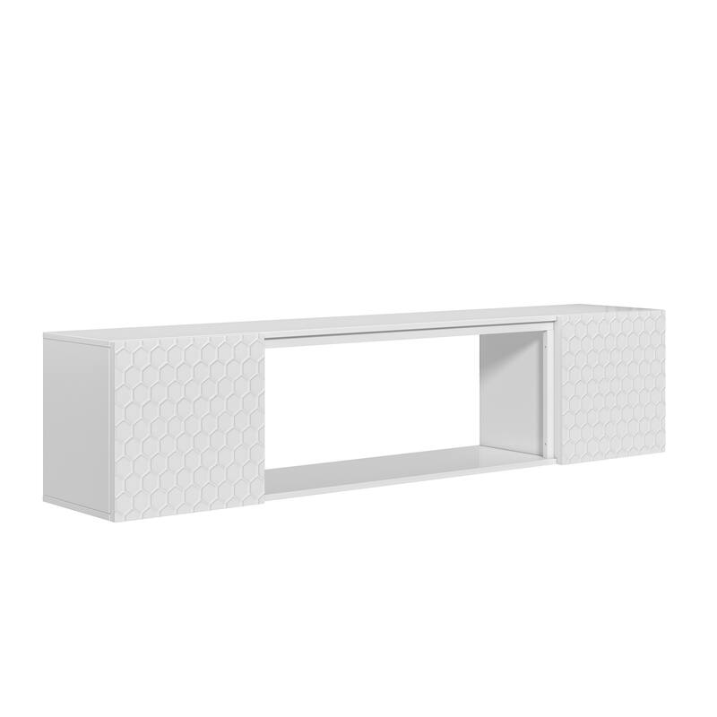 67" Wall Mount Floating TV Stand up to 80 in