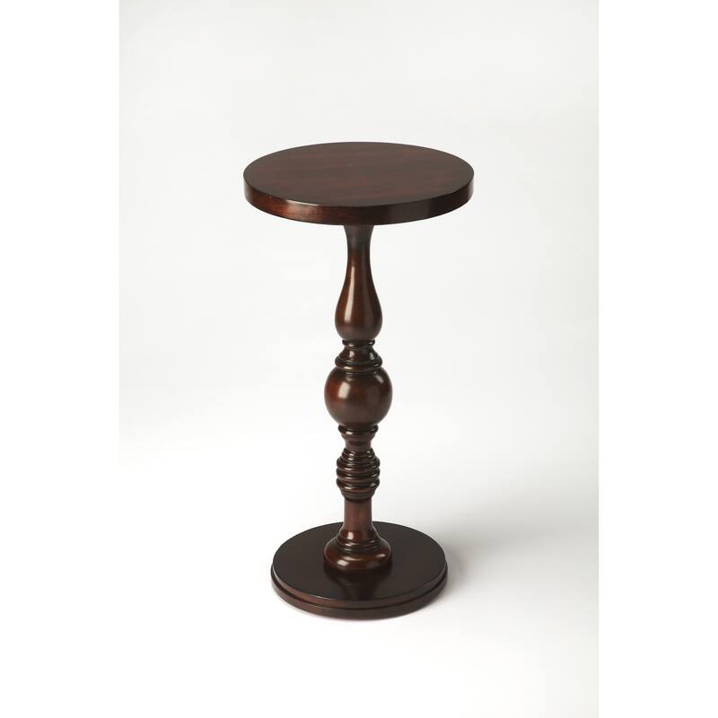 Handmade Butler Camilla Plantation Cherry Pedestal Table - Dark Brown