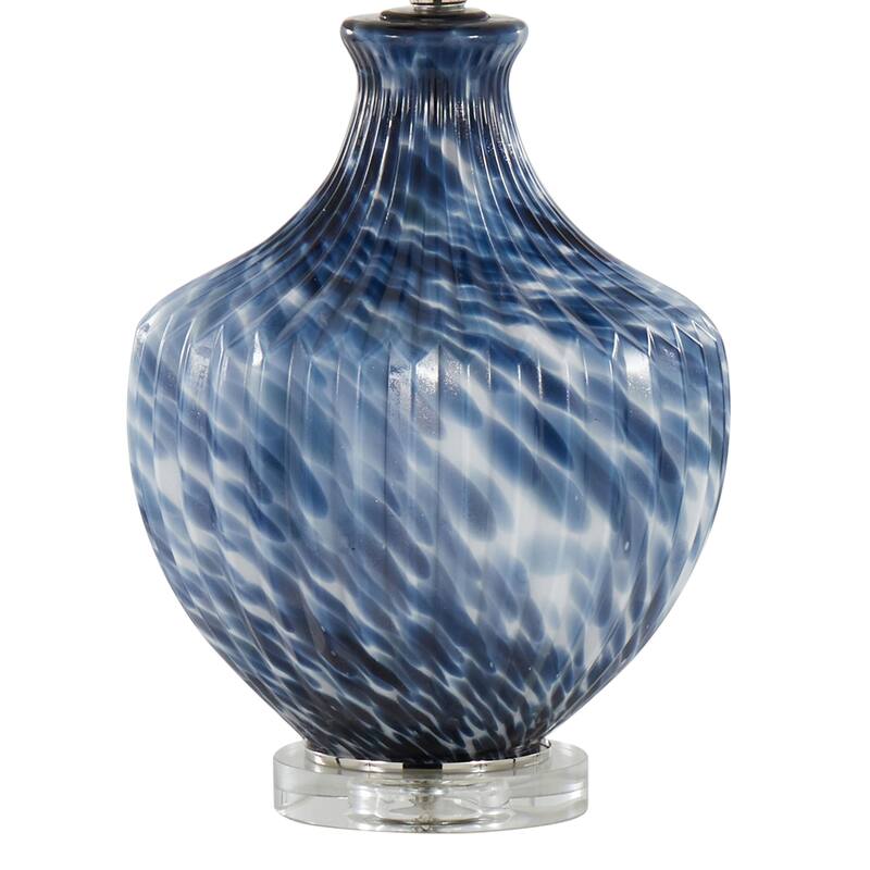 Silver Orchid Fizza 27" Glass Table Lamp (Set of 2)