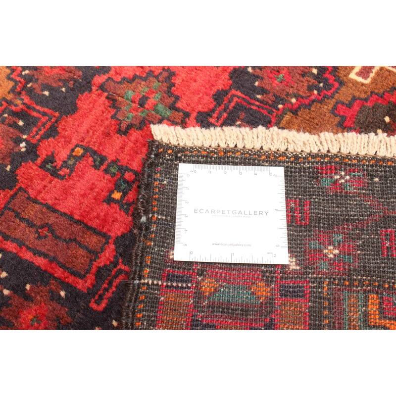 ECARPETGALLERY Hand-knotted Teimani Dark Brown Wool Rug - 3'0 x 4'8