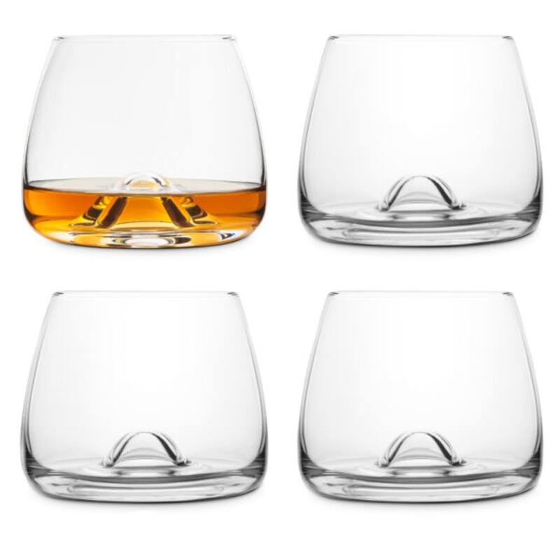Final Touch Whiskey Lead Free Crystal Glasses Set