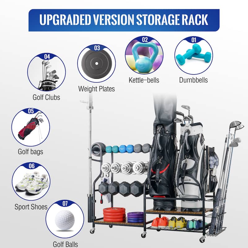 Sports Rack Dumbbell Rack Ball Organization and Storage