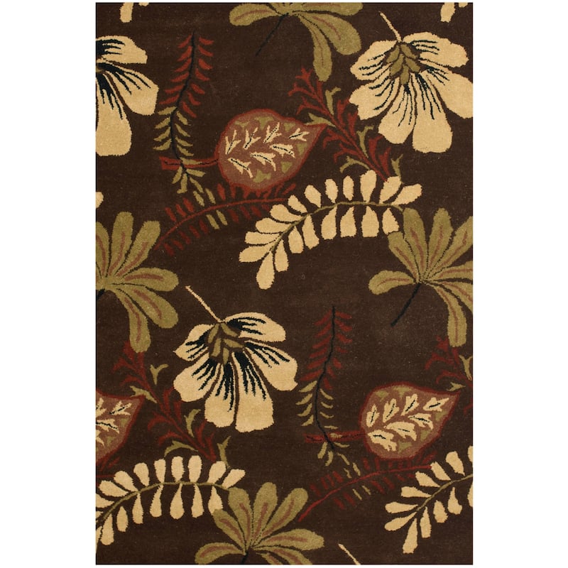 SAFAVIEH Handmade Jardin Gitza Country Floral Wool Rug