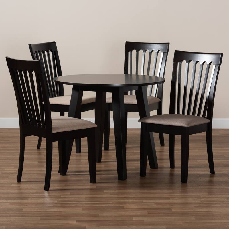 Maisie Modern and Contemporary 5-Piece Dining Set