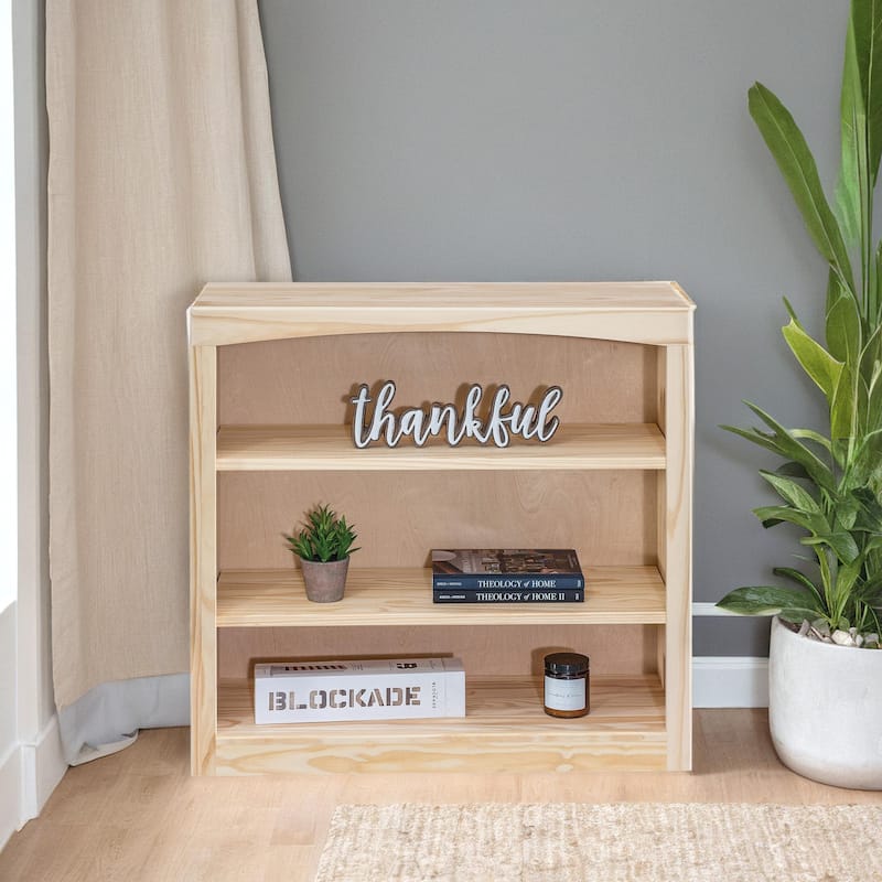 Arch+Haven Solid Wood Bookcase 30 x 30