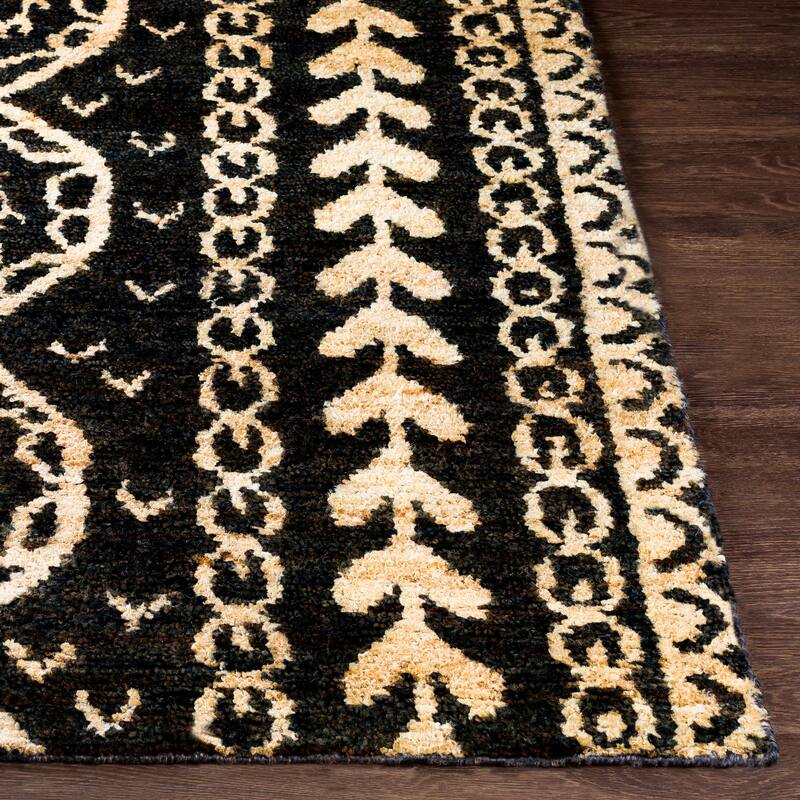 The Curated Nomad Clarendon Hand Knotted Bohemian Jute Area Rug