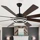 preview thumbnail 3 of 35, Bella Depot 72" Modern Large Ceiling Fan 6-speed Reversible with Dimmable Light and Remote for Family Room