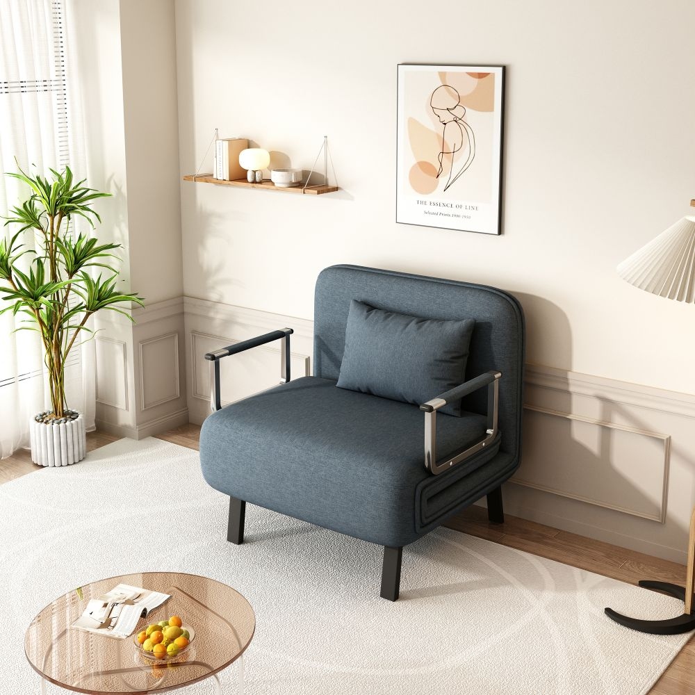 Convertible Chair Bed Tri Fold Sofa Bed Comfortable Sleeper Chair