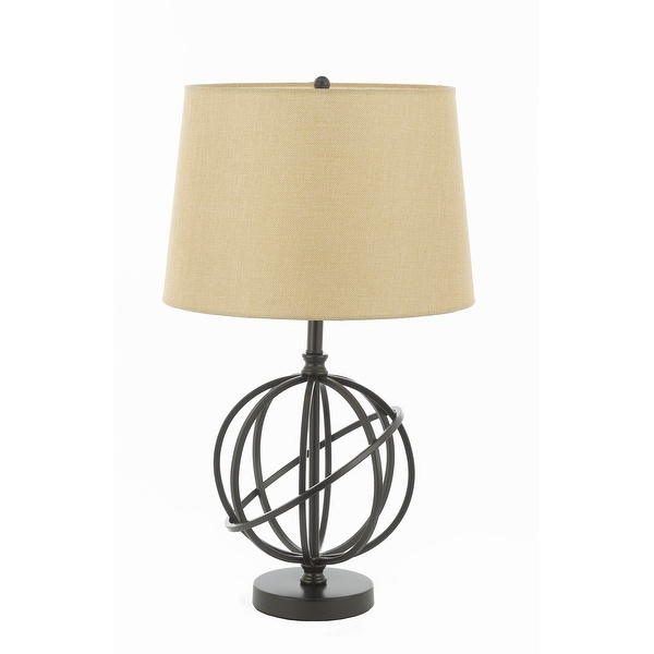Shop Metal Orbit Globe Accent Table Lamp Bedside Lamp Desk Lamp - On