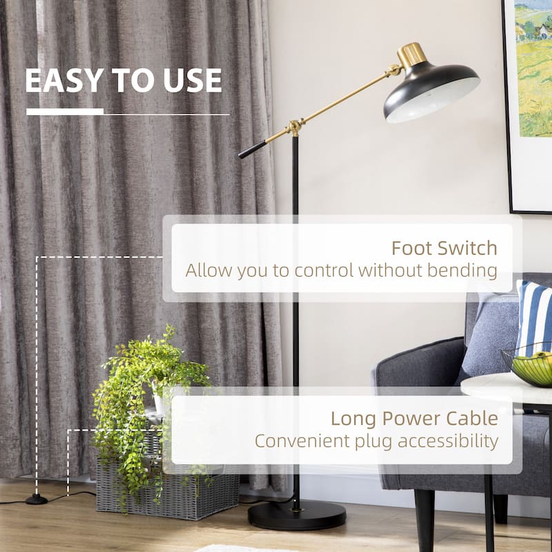 Adjustable Floor Lamps with Balance Arm