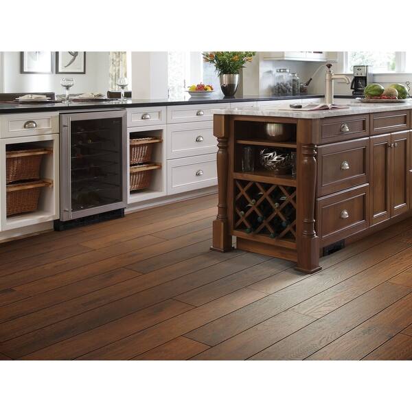 Shaw Sl300 Riverdale Hickory 5 7 16 Wide 12mm Thick Laminate Flooring Overstock 31600185