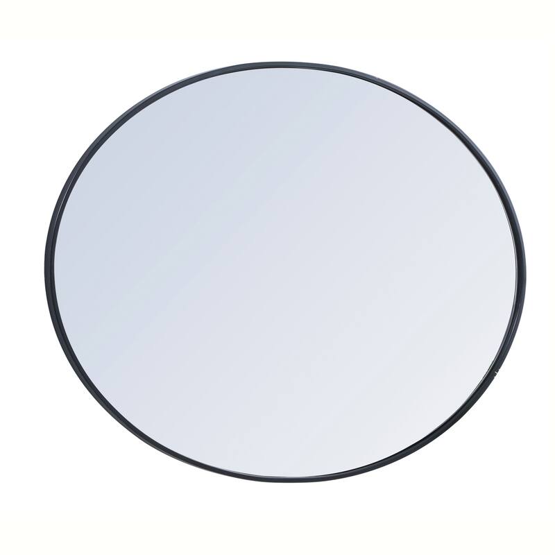 Carson Carrington Labbemala Metal Frame Oval Mirror