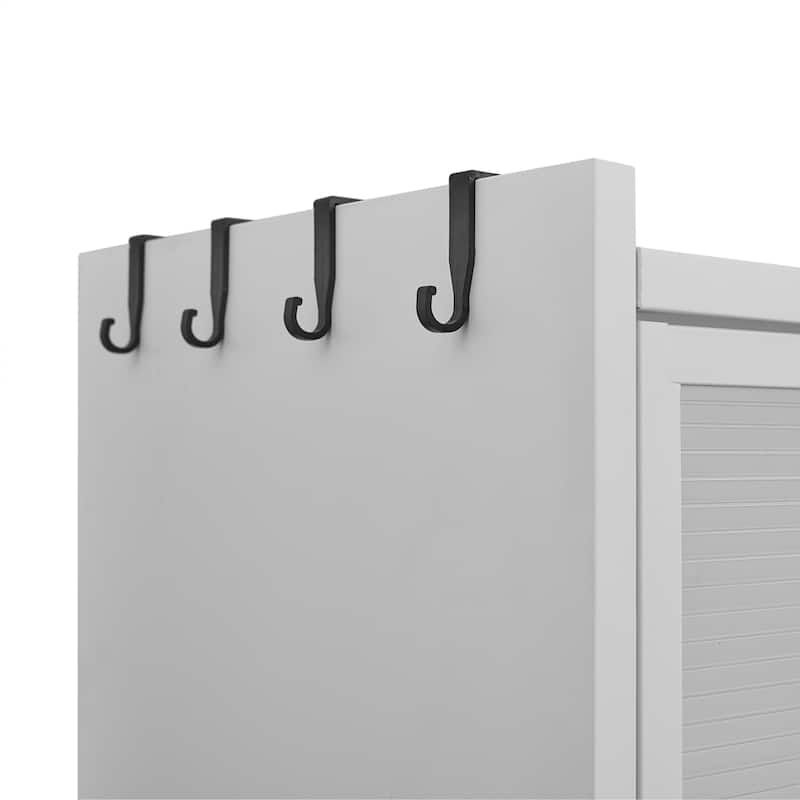 73" Tall 6-Shelf Metal Pantry Cabinet
