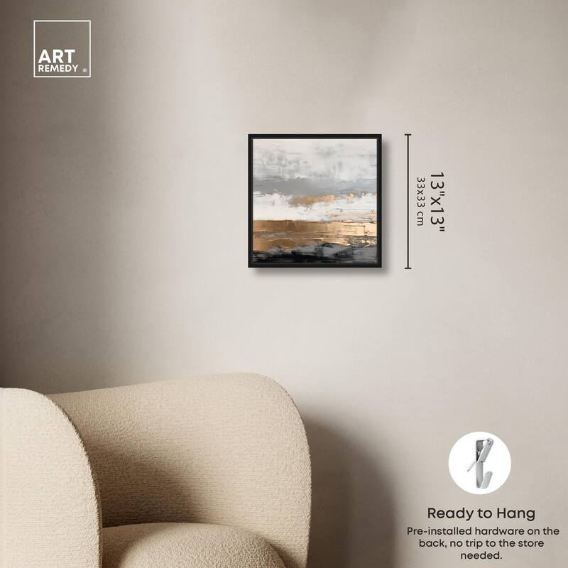 Moonlit Gold II Canvas by Art Remedy