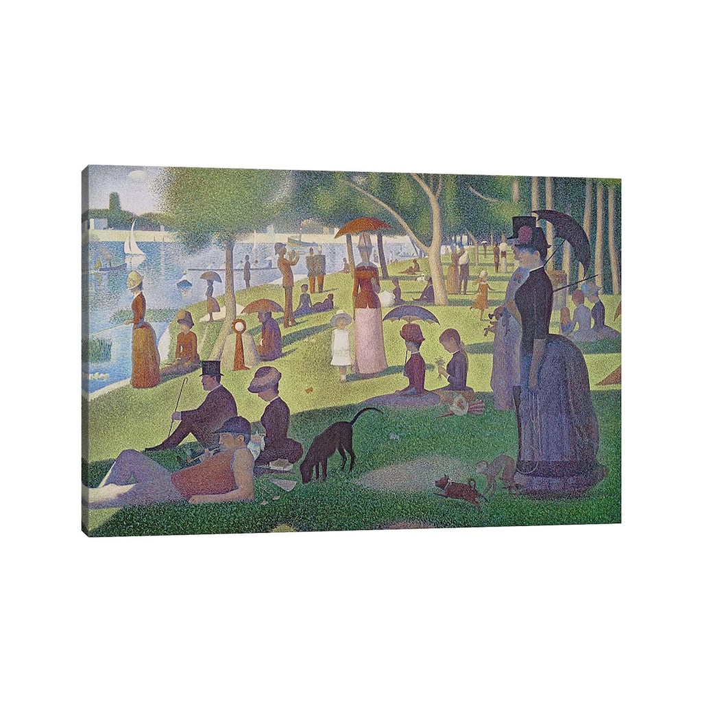 iCanvas "Sunday Afternoon on the Island of La Grande Jatte, 1884-86 " by Georges Seurat Canvas Print