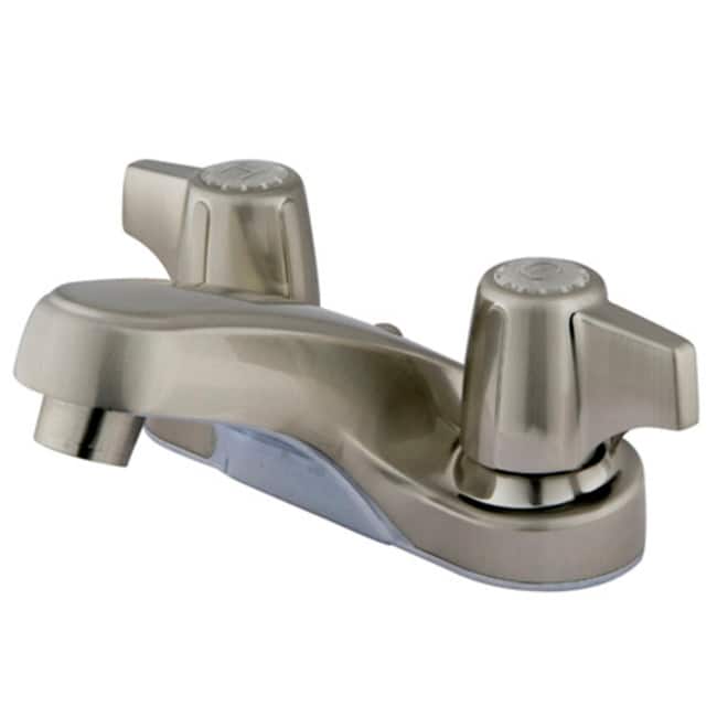Kingston Brass Americana Centerset Bathroom Faucet with Metal Lever