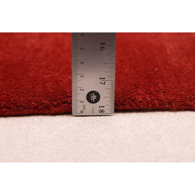 ECARPETGALLERY Hand-knotted Opulence Red Silk, Wool Rug - 9'0 x 11'11