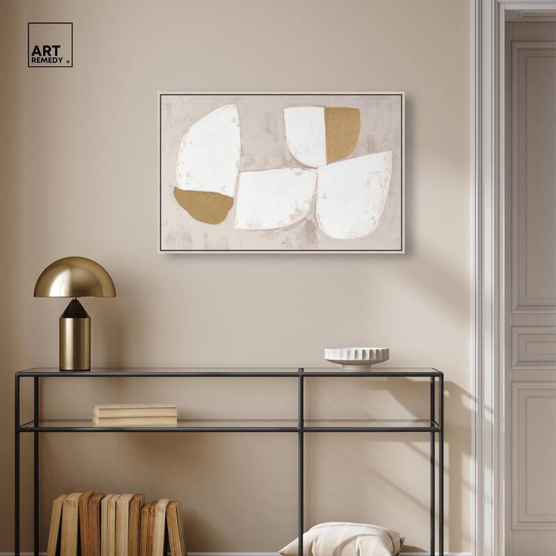 Gilded Cairn III Canvas by Art Remedy