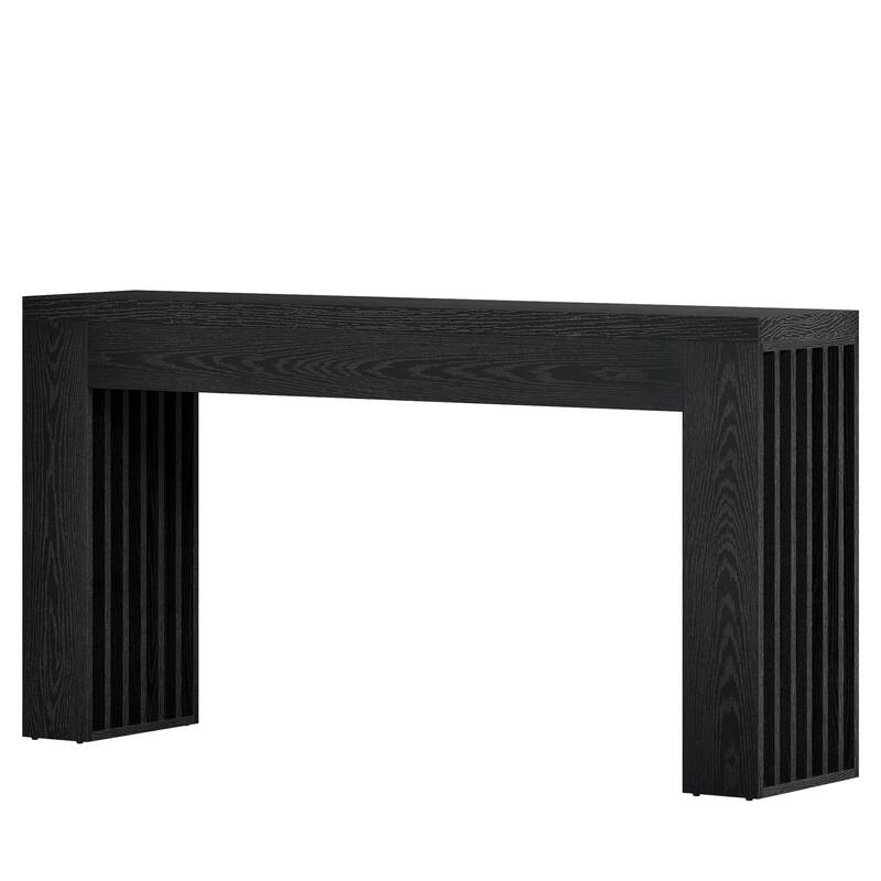 Wooden Console Sofa Table, Behind-the-Couch Accent Entryway Table for Entrance Hallway Living Room