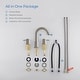 preview thumbnail 17 of 30, Circular 8-inch Widespread Basin Faucet
