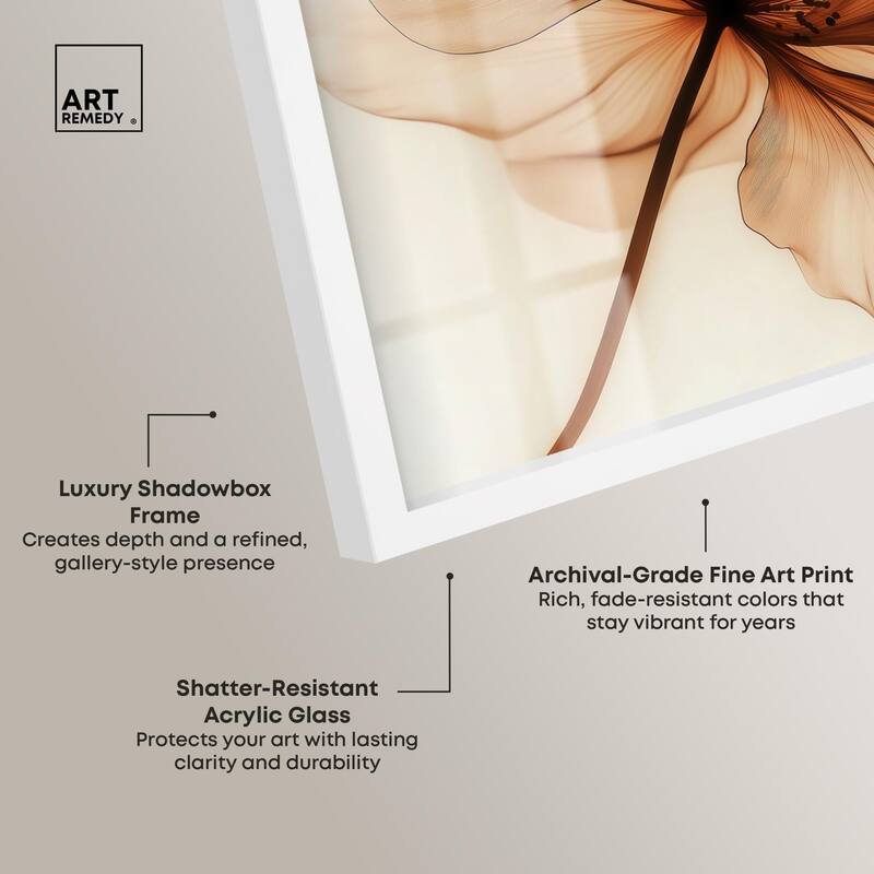 Fragile Elegance I Shadowbox by Art Remedy