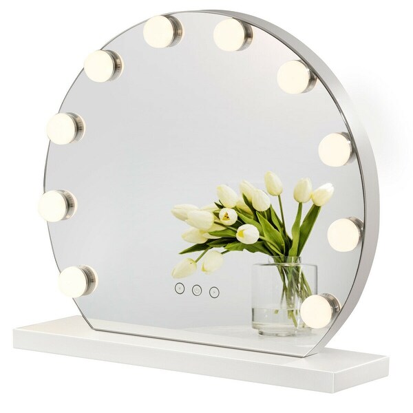 circle makeup mirror