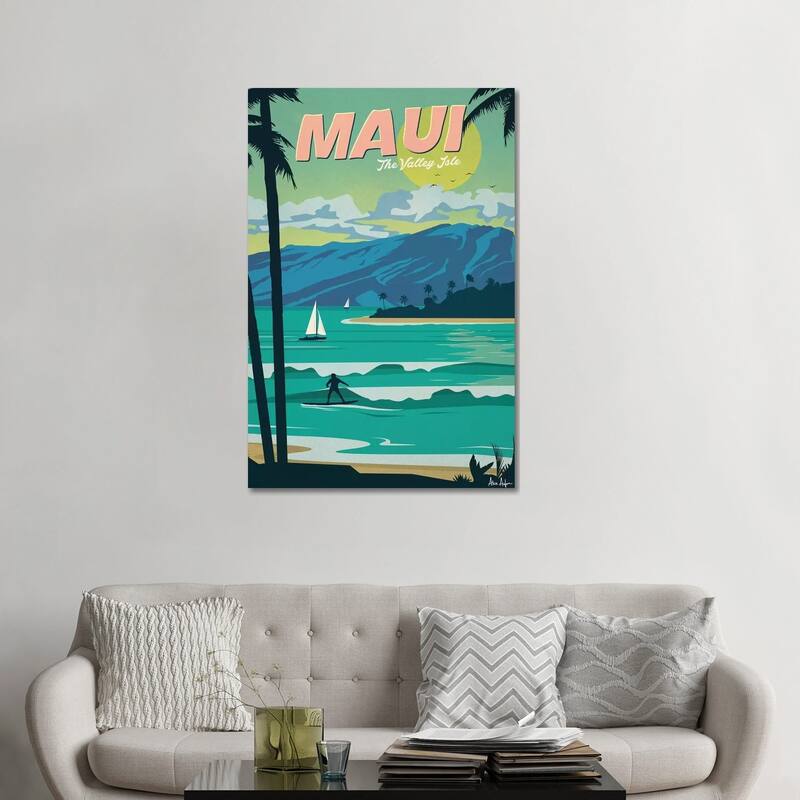 iCanvas "Maui" by IdeaStorm Studios Canvas Print - 48x32x1.5