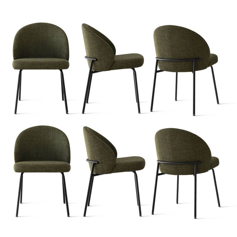 Upholstered Dining Chairs(Set of 6)