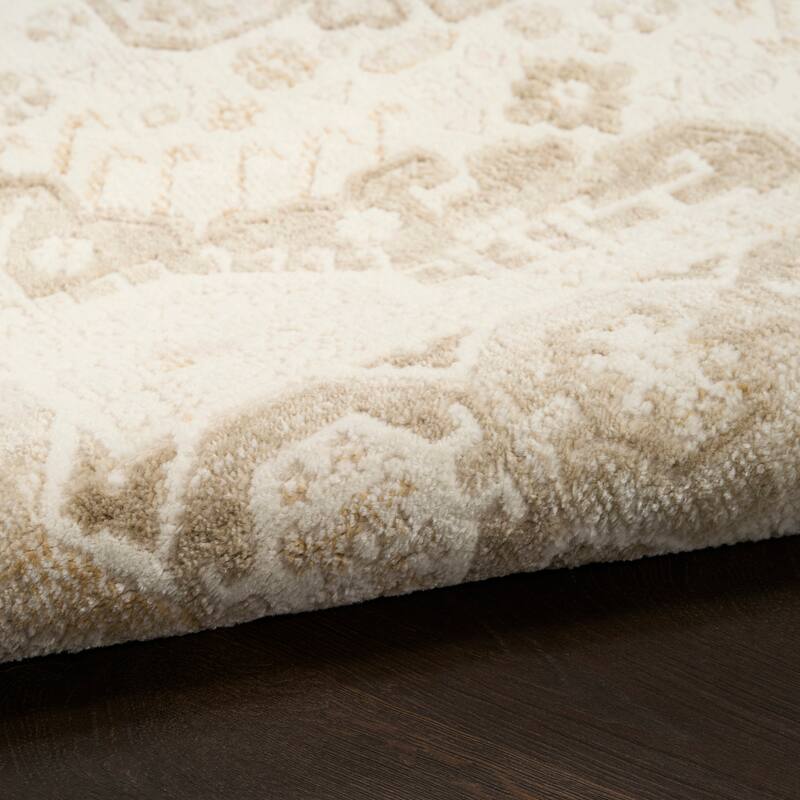 Nourison Pardis Indoor only Cream / Ivory Persian Area Rug