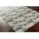 preview thumbnail 8 of 8, Hand Woven Bollinger Wool Area Rug - 2' 6" x 8'
