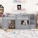 preview thumbnail 4 of 31, Twin Multiple Functional Loft Bed,Solid Wood Twin Size Low Loft Bed With Stair, Drawer, and Shelf,Twin Low Loft Bed
