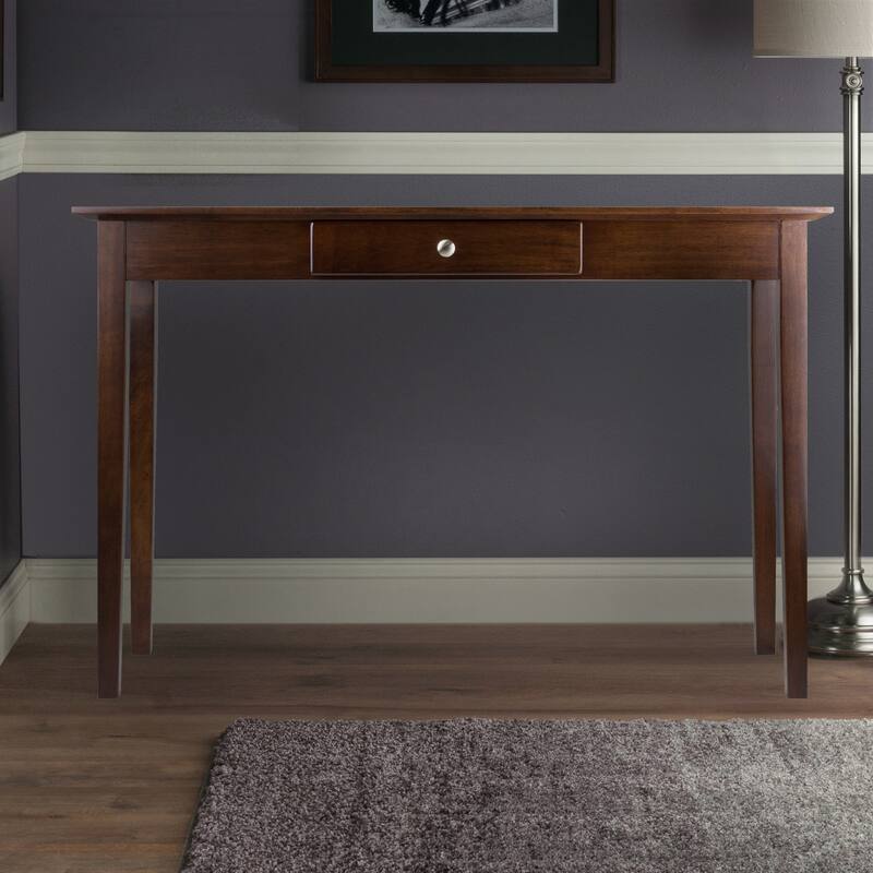 Rochester Console Table, Walnut - 44 x 15.98 x 29 inches - 44 x 15.98 x 29 inches