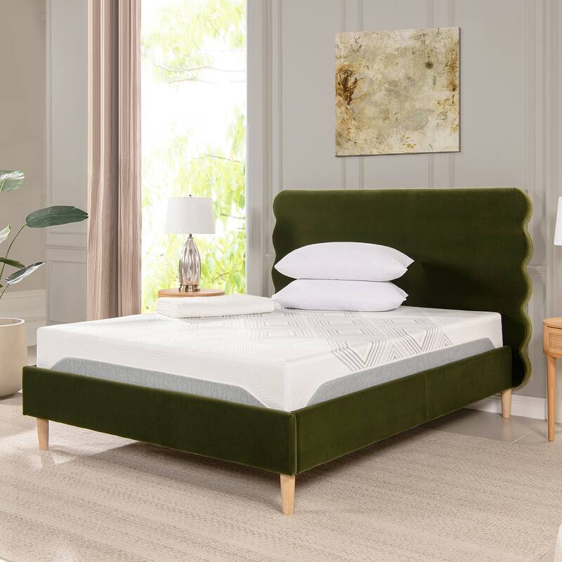 Dreamwave 12-inch Gel and Charcoal-Infused Memory Foam Hybrid Mattress