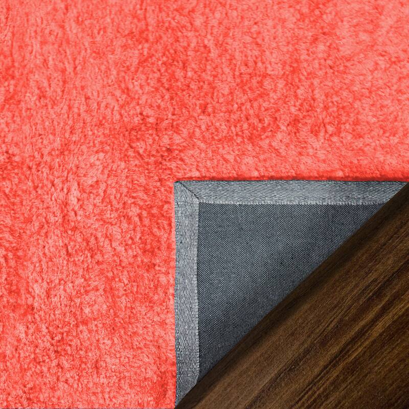 Superior Hand-tufted Plush Solid Shag Indoor Area Rug