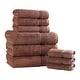 preview thumbnail 60 of 148, Superior Heritage Egyptian Cotton Absorbent 9-Piece Towel Set