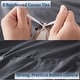 preview thumbnail 70 of 175, Nestl Ultra Soft Double Brushed Microfiber Duvet Cover Set with Button Closure