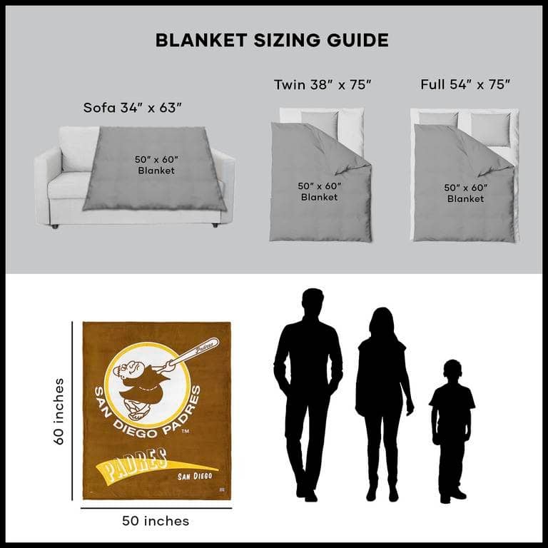 MLB CC Throwback Silk Touch Throw Blanket
