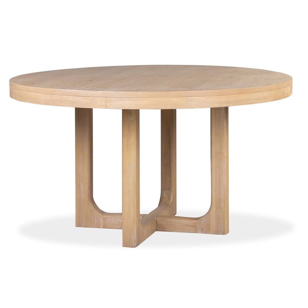 Magnussen Home Somerset Butternut Round Dining Table - 54''W x 54''D x 29.75''H