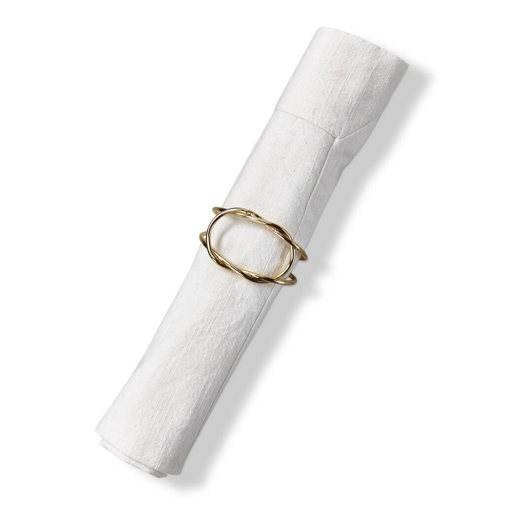 Infinity Napkin Ring - Brass Gold