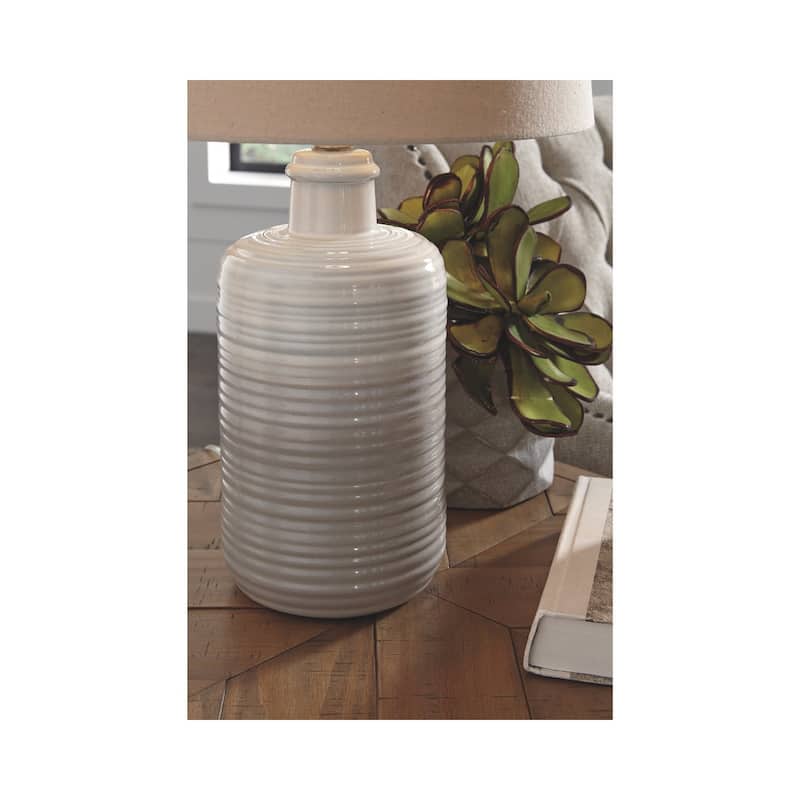 Signature Design by Ashley Marnina Ceramic Table Lamp (Set of 2)