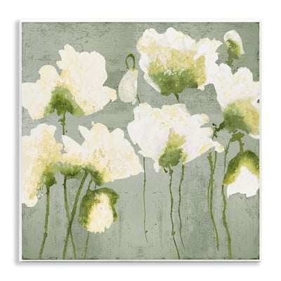 Stupell Modern White Flower Blooms Wall Plaque Art Design By Vanessa Austin