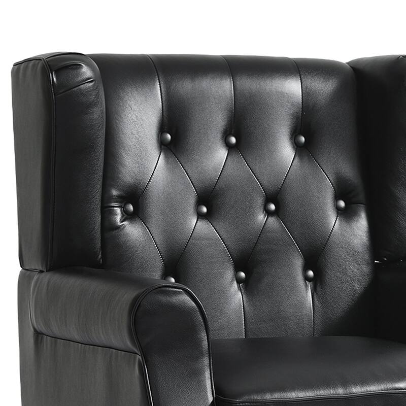 Modern Classic Button Tufted Accent Chair Upholstered Armchair