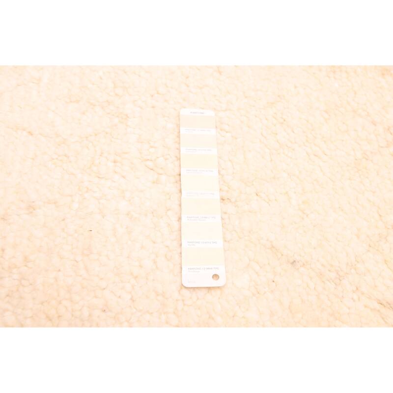 ECARPETGALLERY Hand-knotted Looma Cream Wool Rug - 8'3 x 10'0