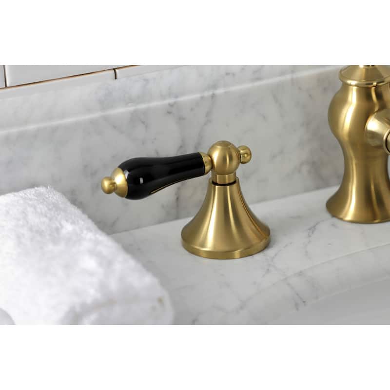 Duchess 8 in. Widespread Bathroom Faucet in Brushed Brass