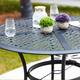 PATIO FESTIVAL 42" Outdoor Round Steel Dining Table