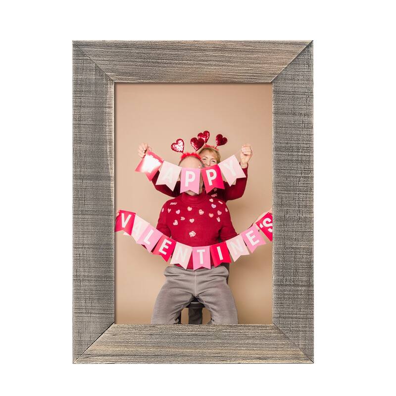 Adeco Wood Picture Frame Set