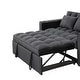preview thumbnail 16 of 39, 55" Multi-functional Velvet Sofa Bed with Cup Holder and USB Port for Living Room