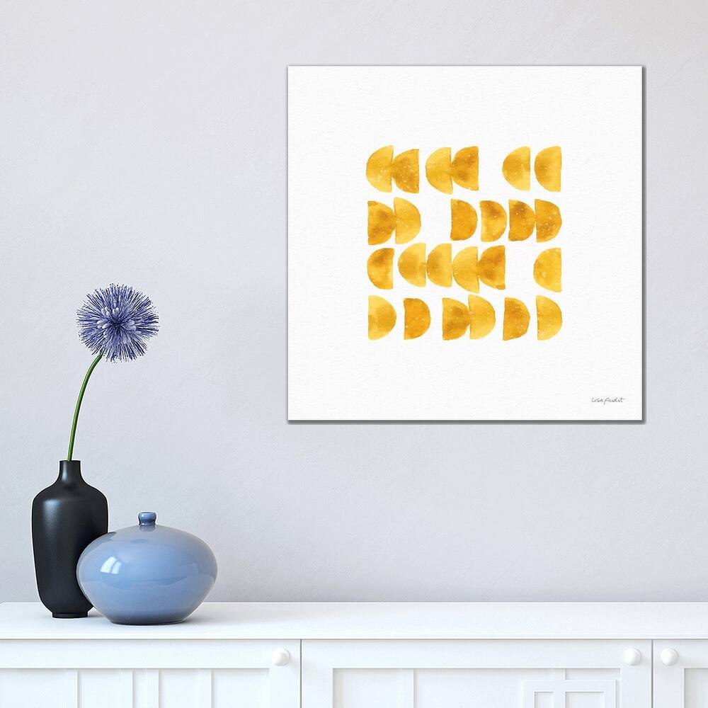 iCanvas "Happy Yellow XIIA" by Lisa Audit Canvas Print